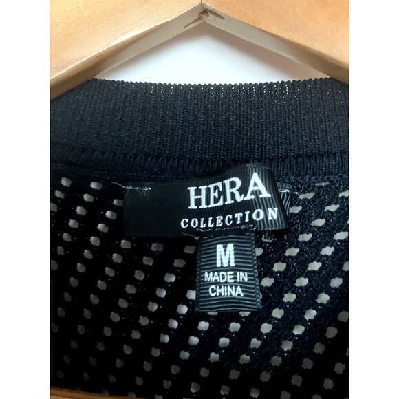 HERA COLLECTION Faye Fringe Midi Dress Black Size Medium M SEXY COCKTAIL PARTY - Picture 7 of 9